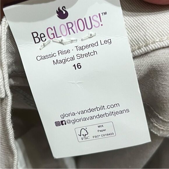 Gloria Vanderbilt Women's Amanda Capri Pants, Size 16, NWT - Picture 14 of 14